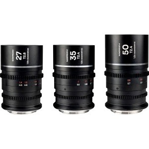 Laowa Nanomorph S35 Prime 3-Lens Bundle (27mm, 35mm, 50mm) (Silver) Fuji X objektív szett
