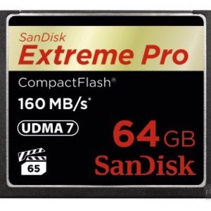 SanDisk Extreme Pro 64GB CF memóriakártya 160MB/sec
