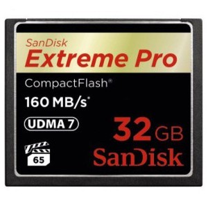 SanDisk Extreme Pro 32GB CF memóriakártya 160MB/sec