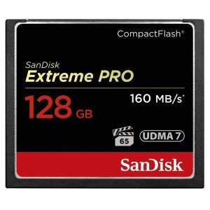 Sandisk 128GB CF Extreme Pro 160mb/s Memóriakártya
