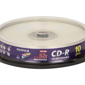 Fuji CD-R 700mb 52X hengeres, 10db