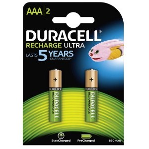 Duracell HR3 NiMH 850mAh AAA 2db akku