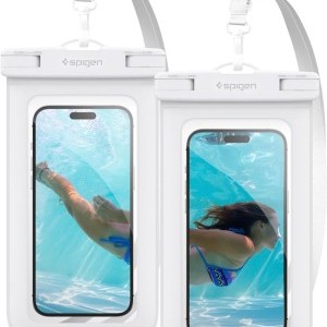Spigen Aqua Shield A601 vízálló telefontok, fehér, 2 db
