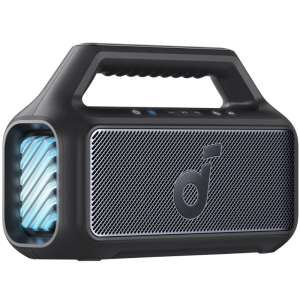 Anker SoundCore Boom 2 új változat Bluetooth hangszóró, 80 W, TWS, RGB, IPX7, fekete, A3138012