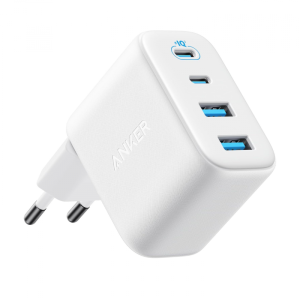Anker Zolo 50 W-os hálózati töltő 2× USB-A és 2× USB-C csatlakozóval, fehér A121EG21