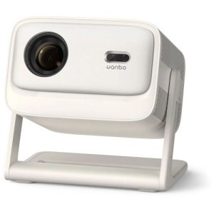 Wanbo Vali 1 Pro 1080P teljes nagyfelbontású projektor Android 14 rendszerrel, 900 ANSI, 200°-os dönthető állvánnyal, fehér, európai verzió - bontott dobozos