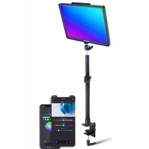 Neewer GL1C RGBWW LED lámpa asztali állvánnyal