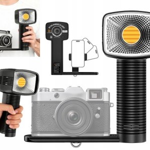 LensGo 40SHC retro kézi COB LED lámpa 40 W, fekete