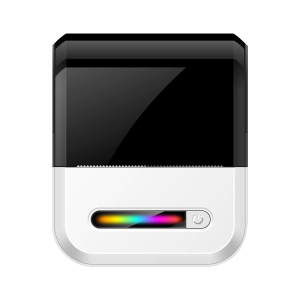Mini címke és blokk hőnyomtató bluetooth U1 fehér/fekete , e-nyugta kompatibilis (iOS/Android)