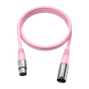 Fifine L9C XLR kábel, 180 cm, rózsaszín