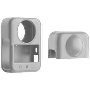 PULUZ PU783H szilikon védőtok lencsevédővel DJI Osmo 360 kamerához, szürke