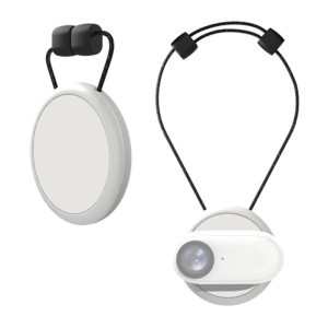 Puluz PU889W mágneses nyakpánt Insta360 GO 3/GO 3S kamerához, fehér