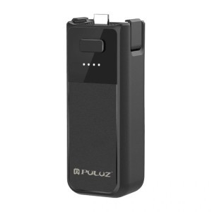 PULUZ 2800 mAh akkumulátoros markolat DJI Osmo Pocket 4 / 3-hoz, fekete