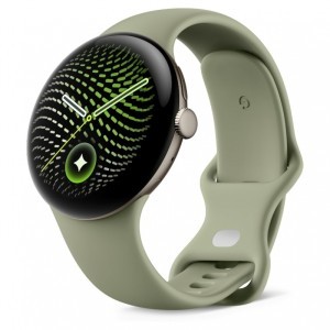 Google Pixel Watch 5 45 mm okosóra, szatén pirit olíva – GA10896-DE