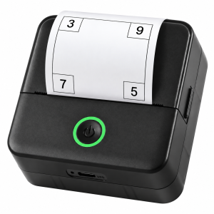 Mini hőnyomtató bluetooth DT1-0 / X6 mini FEKETE, e-nyugta kompatibilis (iOS/Android)