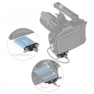 SmallRig T5 SSD kábelbilincs BMPCC 6K Pro kamerához (3300)-5