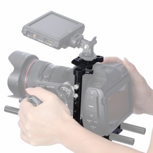 NICEYRIG Half Camera Cage BMPCC 6K Pro kamerához dupla 15mm rúd csatlakozással (454)-11