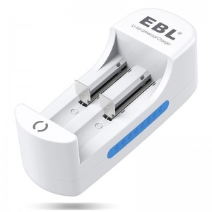 EBL univerzális micro USB-s töltő 10440/14500/16340/18500/18650 akkumulátorokhoz dupla foglalattal (AA/AAA)-0