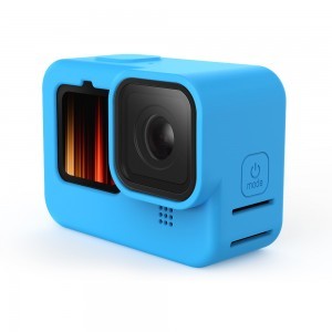 TELESIN kék szilikon védőtok GoPro Hero 9 / Hero 10 / Hero 11 / Hero 12 akciókamerákhoz (GP-HER-041-BL)-1