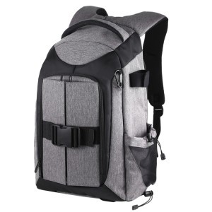 PULUZ 14W napelemes, fotós hátizsák USB csatlakozással szürke színben (PU5012H)-8