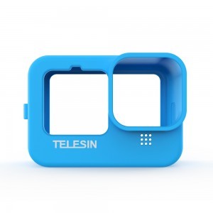 TELESIN kék szilikon védőtok GoPro Hero 9 / Hero 10 / Hero 11 / Hero 12 akciókamerákhoz (GP-HER-041-BL)-3