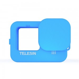TELESIN kék szilikon védőtok GoPro Hero 9 / Hero 10 / Hero 11 / Hero 12 akciókamerákhoz (GP-HER-041-BL)-2