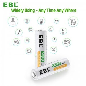 EBL ceruza akkumulátor AA 2300mAh 4db R6 NI-MH (LN-8111)-1