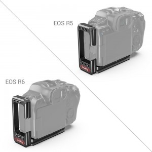 SmallRig L-Bracket, L-konzol és vakupapucs foglalat Canon EOS R5 és R6 kamerákhoz (3147)-6